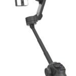 Porodo 3-Axis Gimbal Stabilizer with AI Tracking, Foldable Vlogging, Video EffectsStabilizer - Black