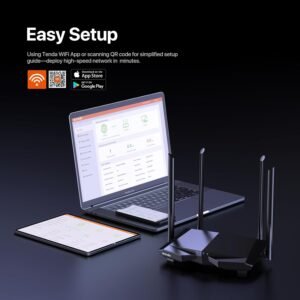 Tenda AC6 AC1200 Smart Dual Band 1200 Mbps WiFi Router - Image 6