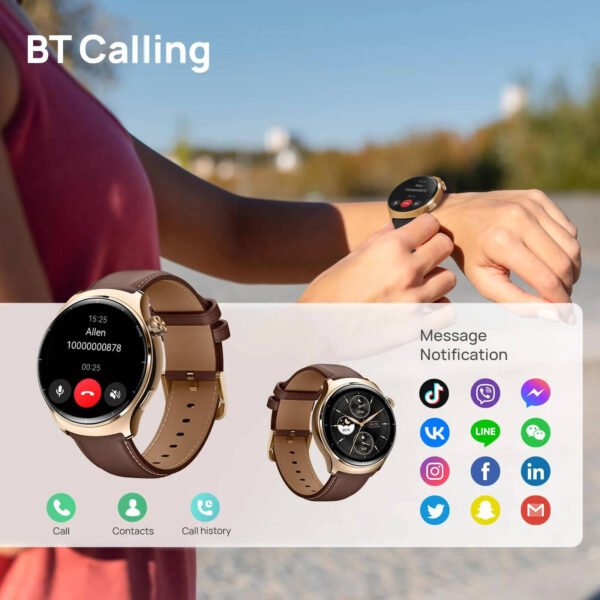 Mibro Lite 3 Pro Smartwatch, 1.32" AMOLED UHD Display, 150+ Sports Modes, 18 Specialized Algorithms, Bluetooth V5.3, 5ATM Waterproof, Up to 50 Days Battery Life - Image 4