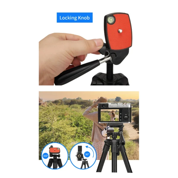 Jmary KP-2205 Portable Tripod For Mobile and Cameras - Image 4