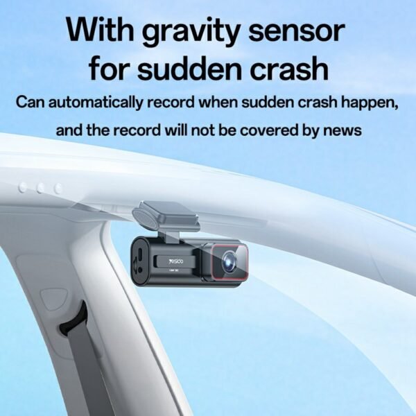 Yesido KM21 1K High Clear Camera 145 Degree Range Built-in With 1.47" Screen Front way Car Driving Recorder - Image 11