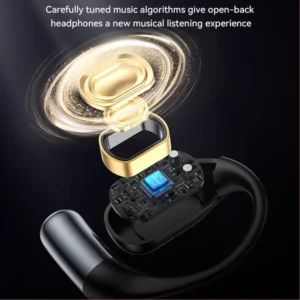 Yesido YSP23 Open Ear ANC & ENC Bluetooth Earphones (Black) – Dual Noise Reduction with 35H Battery Life - Image 9