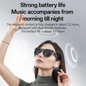 YESIDO IO35 Smart Music Sunglasses Bluetooth-Compatible Wireless IP54 Waterproof Hands-Free Calling Eyewear - Image 4