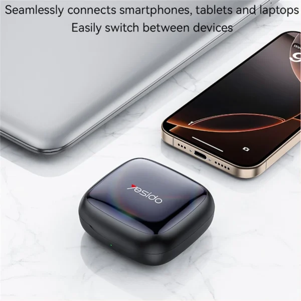 YESIDO YSP24 OWS Wireless Bluetooth-Compatible Headset Memory Ear Hooks Music Call Earphone - Image 4