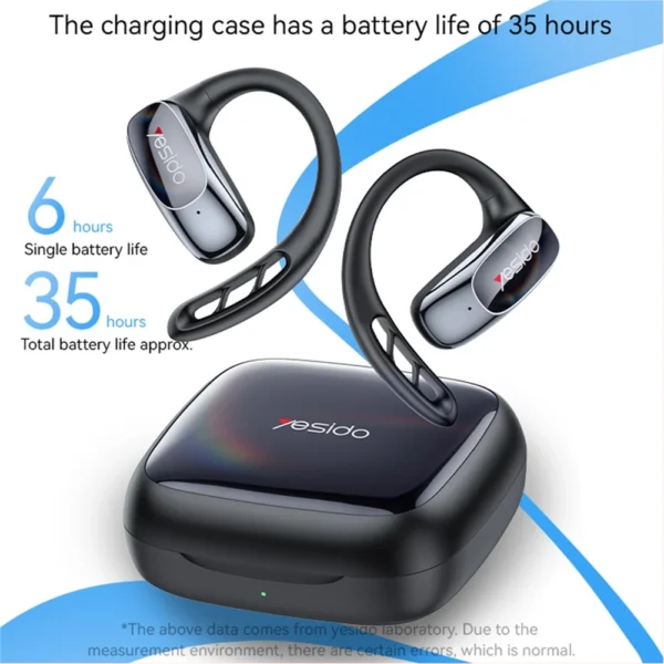YESIDO YSP24 OWS Wireless Bluetooth-Compatible Headset Memory Ear Hooks Music Call Earphone - Image 5