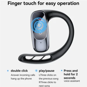 YESIDO YSP24 OWS Wireless Bluetooth-Compatible Headset Memory Ear Hooks Music Call Earphone - Image 7