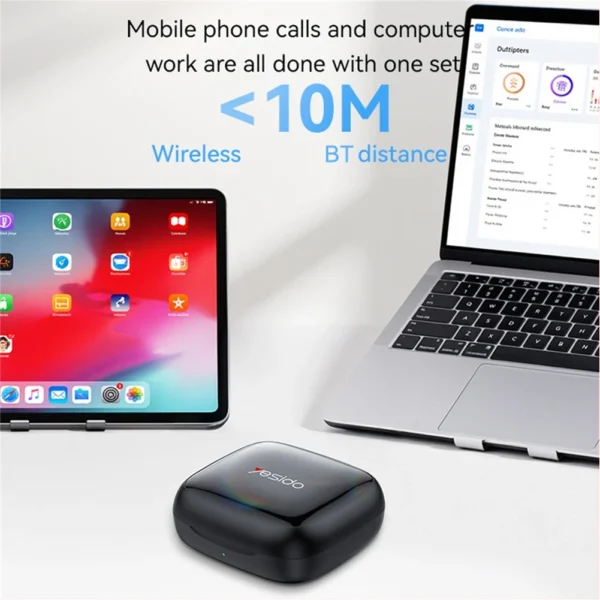 YESIDO YSP24 OWS Wireless Bluetooth-Compatible Headset Memory Ear Hooks Music Call Earphone - Image 8