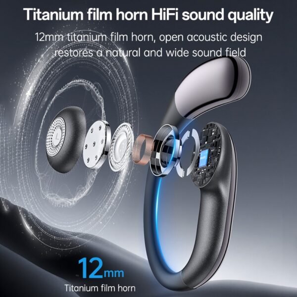 YESIDO YSP28 OWS Business Sports Bluetooth-Compatible Earphones Open Ear Design ENC Noise Cancellation Headset - Image 2