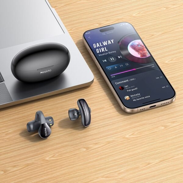 YESIDO YSP27 OWS Wireless Bluetooth-Compatible Ear Clip Earphones Open-Ear Design ENC Noise Cancellation Headset - Image 11