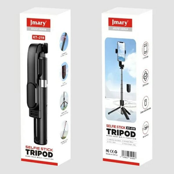 JMARY KT-219 6 Sections Extendable Selfie Stick Tripod Stand with Remote Control - Image 10
