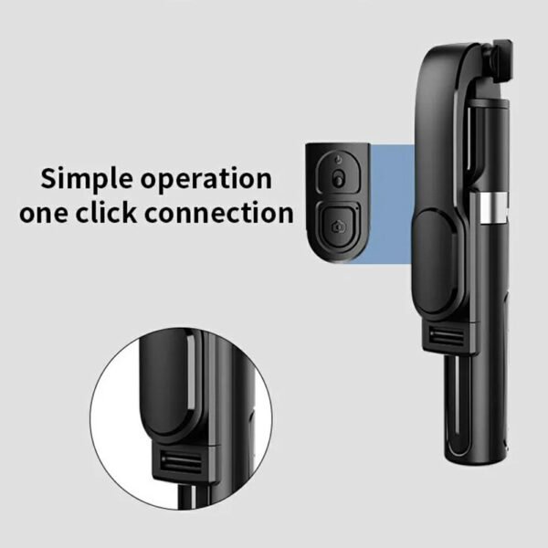 JMARY KT-219 6 Sections Extendable Selfie Stick Tripod Stand with Remote Control - Image 3