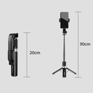 JMARY KT-219 6 Sections Extendable Selfie Stick Tripod Stand with Remote Control - Image 9