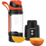 Porodo Lifestyle Nutrimix Portable Blender, 700ml Capacity, USB-C Rechargeable Personal Blender with Dual-Spin Technology, 18000 RPM, Shakes and Smoothies, Tritan Jar & Stainless Steel Blades