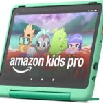 Amazon Fire HD 10 Kids Pro tablet (newest model) ages 6-12. Bright 10.1" HD screen, includes ad-free content, robust parental controls, 13-hr battery and slim case for older kids, 32 GB, Happy Day Mint