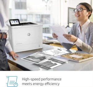 HP LaserJet Enterprise M611dn Mono Laser Printer - 65ppm, Duplex, Gigabit Ethernet, 1200x1200 dpi - Image 4
