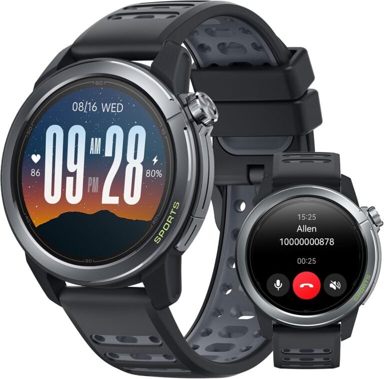 Mibro GS Active2 - Running Smartwatch 1,32" AMOLED, Lightweight, Marathon Sport GPS Watch with Training Guidance & Heart Rate Tracking Features, Navigation for Run Bike
