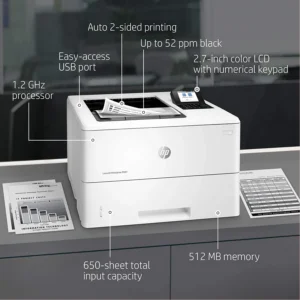 HP LaserJet Enterprise M507dn Monochrome Printer (1PV87A) - 43ppm, 1200x1200 dpi, 512MB RAM, Gigabit Ethernet, Duplex Printing - Image 12