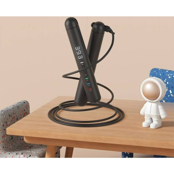 Porodo Lifestyle Smart Skipping Rope Real-Time Tracking & Feedback, 15m Bluetooth Range, 3m Rope Length, Voice Broadcast, 200mAh Battery - Image 2