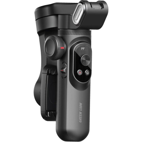 Green Lion New York Gimbal Smart Face Tracking, Adjustable Shooting Mode, 3200 mAh Battery, 10H Working Time, Built-in Fill Light, OLED Display, 3-Axis Stabilization, Focus & Zoom Control - Black - Image 2