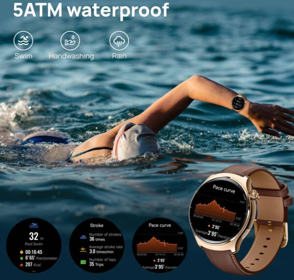 Mibro Lite 3 Pro Smartwatch, 1.32" AMOLED UHD Display, 150+ Sports Modes, 18 Specialized Algorithms, Bluetooth V5.3, 5ATM Waterproof, Up to 50 Days Battery Life - Image 5