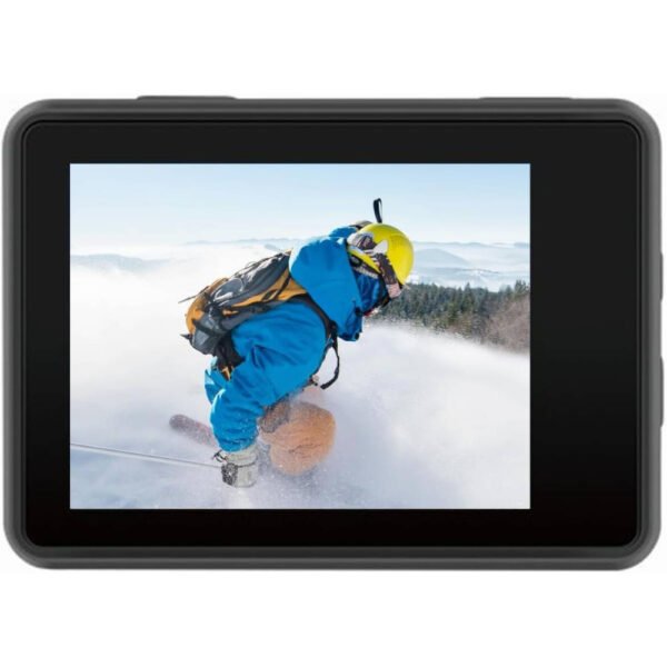 Porodo 4K UHD Dual Display Action Pro Camera Waterproof Case Included, Multiple Shooting Modes, 16MP HD Photos, Battery Capacity 900mAh, Charging Time 3H, WiFi - Image 2