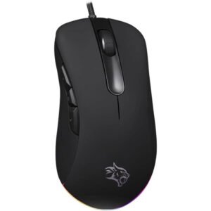 Porodo Gaming BlackHawk 8D Wired Gaming Mouse PWM3389 Sensor with TTC Switch - Image 5