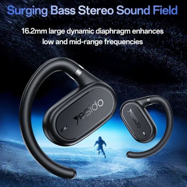 YESIDO YSP25 Open Ear Bluetooth-Compatible Earphones Bass Enhanced Waterproof Wireless Headset - Image 2