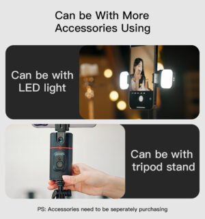 Yesido SF16 Auto Face Tracking Tripod 360 Removable Design With Remote Controller Selfie Stick Holder - Image 5