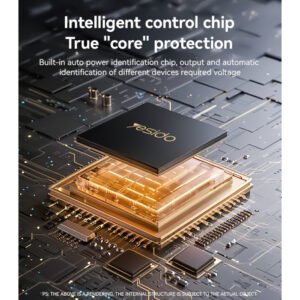 YESIDO VC07 200W High Power Car Inverter Fast Charging Adapter with 2 AC + 2 USB + 2 Type-C Ports - Image 3