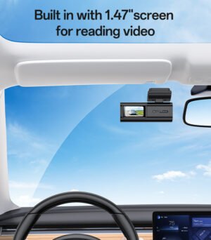 Yesido KM21 1K High Clear Camera 145 Degree Range Built-in With 1.47" Screen Front way Car Driving Recorder - Image 4