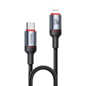 Fast Charging Type-C to Lightning Cable: CA184 2M 27W iPhone Charger