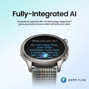 Amazfit Balance Smartwatch, 1.5" AMOLED Display, BioTracker 5.0 PPG Biometric Sensor, Acceleration, Gyroscope, Air Pressure & Temperature Sensor, WLAN 2.4GHz, Bluetooth 5.0, Sunset Grey - Image 6