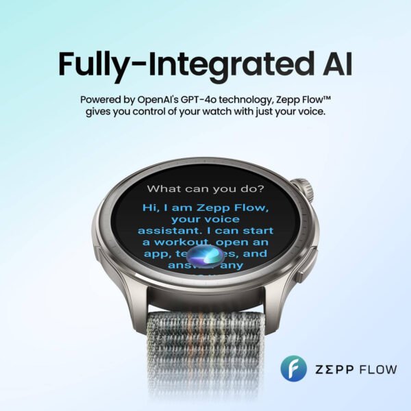 Amazfit Balance Smartwatch, 1.5" AMOLED Display, BioTracker 5.0 PPG Biometric Sensor, Acceleration, Gyroscope, Air Pressure & Temperature Sensor, WLAN 2.4GHz, Bluetooth 5.0, Sunset Grey - Image 6