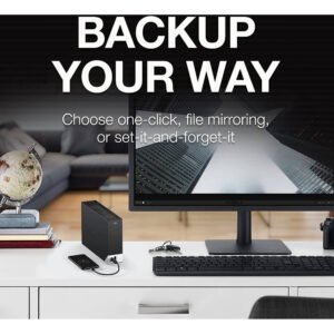 Seagate One Touch 8TB Desktop External Hard Drive, With Built-In Hub, USB-C and USB 3.0 Port, Compatible with Windows and Mac, Seagate Toolkit Backup Software Included - Image 8