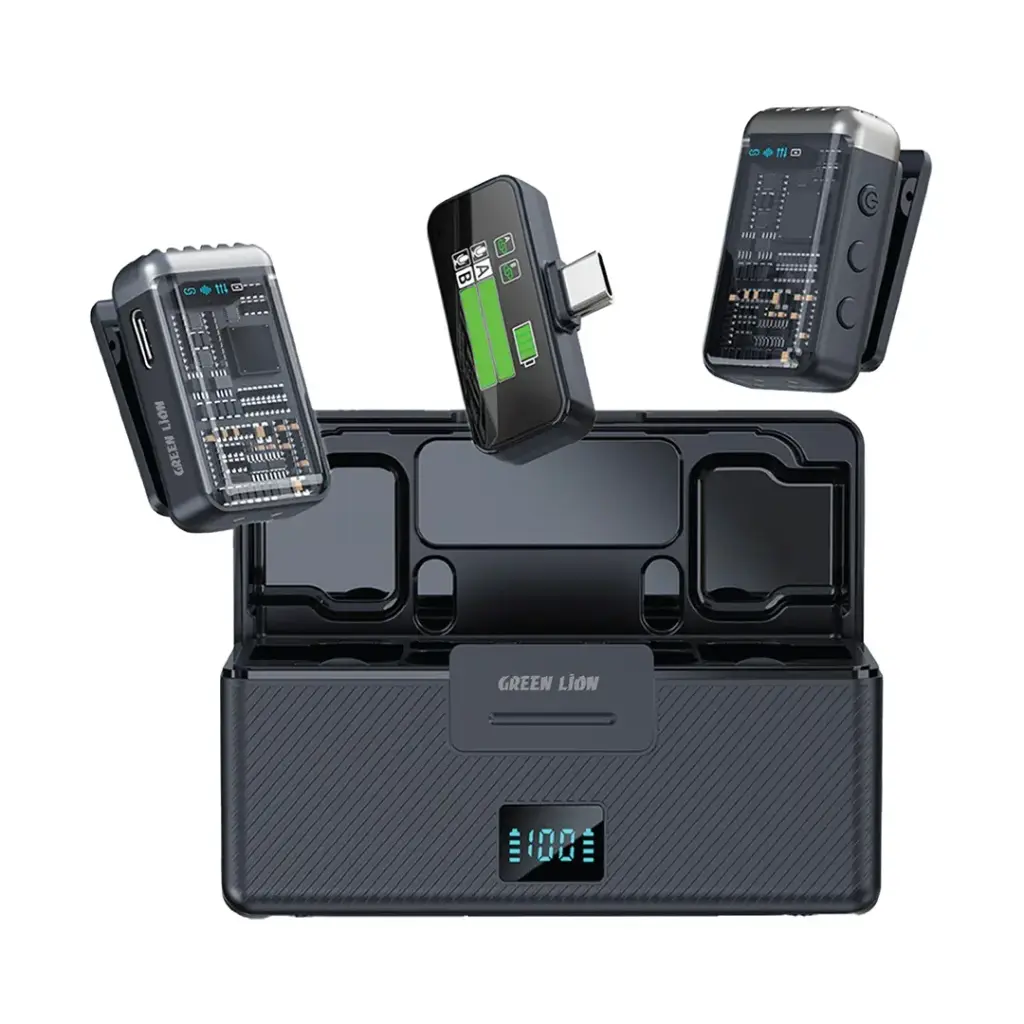 Green Lion GM-90X Type-C Microphone - Black