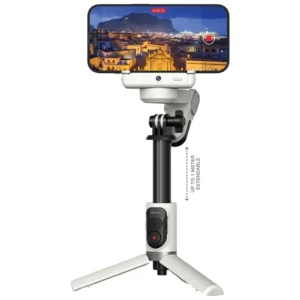 Green Lion Palermo Gimbal Tripod Stand with Remote Control - White