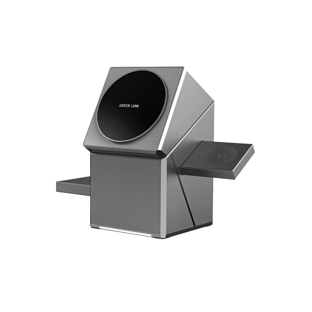 GNPTRIOWCGY Green Lion 3 in 1 Magnetic Wireless Charger Gray All Products