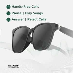 Green Lion Barcelona Smart Glasses - Black - Image 4