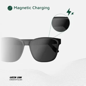 Green Lion Barcelona Smart Glasses - Black - Image 9