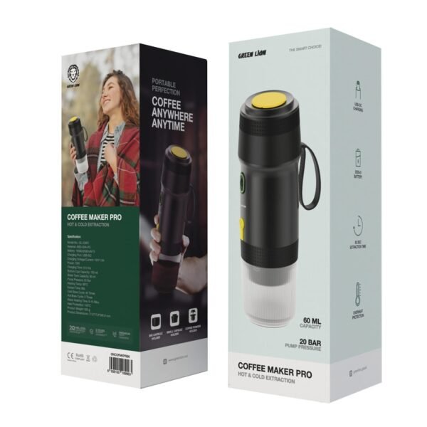 Green Lion Coffee Maker Pro - Black - Image 2
