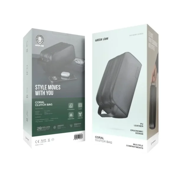 Green Lion Lakeshore Clutch Bag - Image 2