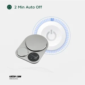 Green Lion Dual Kitchen Scale - Silver - Image 4