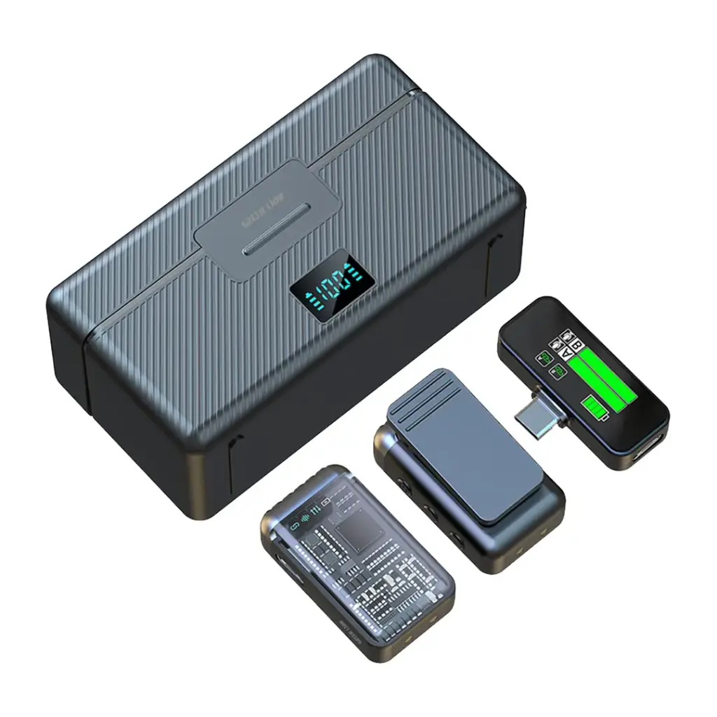 Green Lion GM-90X Type-C Microphone - Black