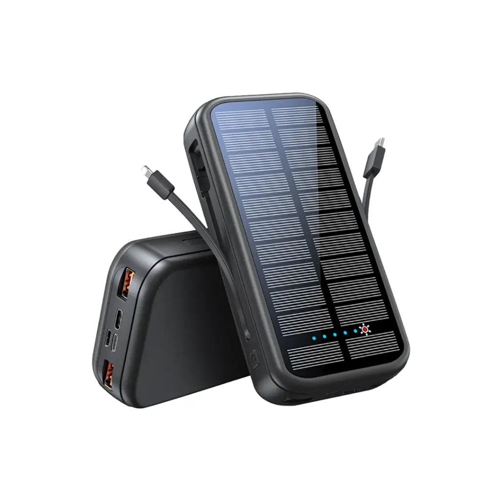 Green Lion PD2OW Solar 2 16000mAh Power Bank Black All Products