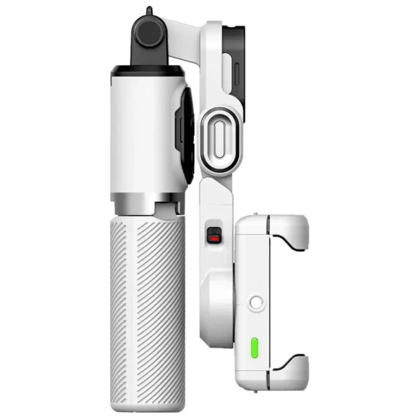 Green Lion Palermo Gimbal Tripod Stand: 360° Rotation with Remote Control - White - Image 4