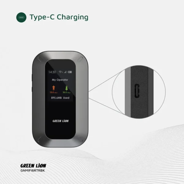 Green Lion Portable Mifi Router - Black - Image 3