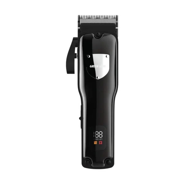 Green Lion Pro Trim Duo Hair Clipper, 9 in 1, 2000mAh Hair clipper Battery & 6800 RPM, 1500mAh Body Clipper Battery & 7200 RPM, Digital Display, Carrying Case, Taper Lever - Black - Image 3