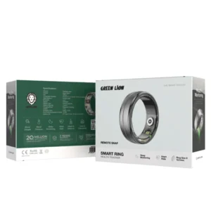 Green Lion Smart Health Tracker Ring - Black - Image 3