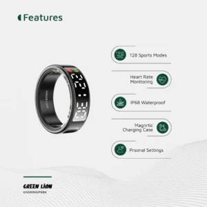 Green Lion Smart Ring Pro With Digital Display - Image 7
