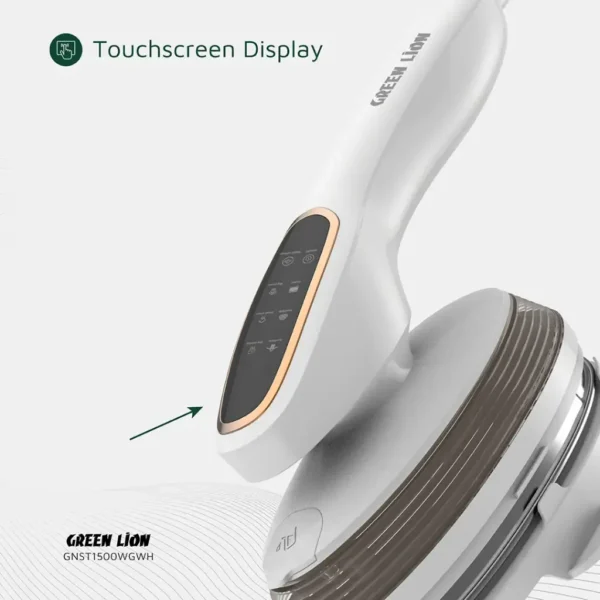 Green Lion Steam Glide Garment Steamer 1500W - White - Image 7